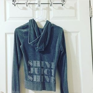 Juicy Couture bling zip up (runs small)